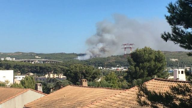 Un feu vient de démarrer dans le secteur de Martigues смотреть онлайн