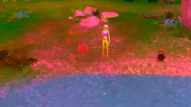 Ловим рыбу в The Sims 4 смотреть онлайн