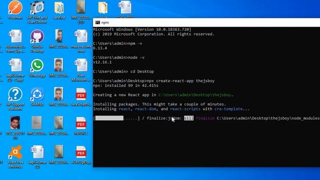 React Installation - ReactJS Tutorial Hindi | By - The JS Boy смотреть онлайн