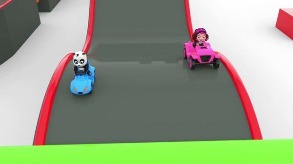 Pinky and Panda Play with Alphabet