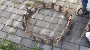 Адаптер к мотоблоку своими руками. Грунтозацепы съемные. Минитрактор из МБ из Нижнего Новгорода.