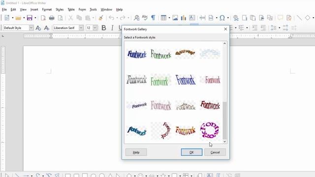 How to use font work in libre writer libre writer me word art in hindi and english смотреть онлайн