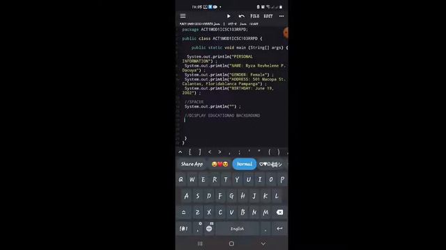 Activity 1 Mod1 RRPD (Personal Information) demonstrate using JAVA N-IDL смотреть онлайн