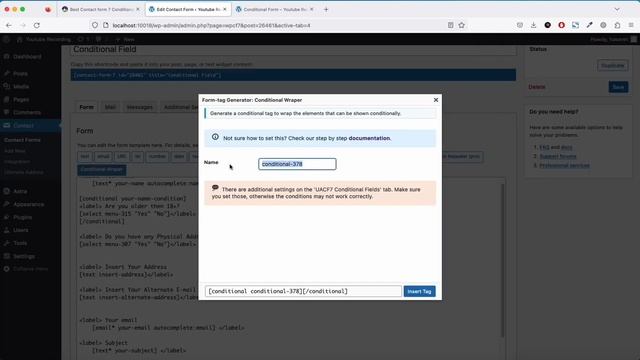 Contact form 7 Conditional Fields Tutorial: Step by Step Guide | CF7 Conditional Logic смотреть онлайн