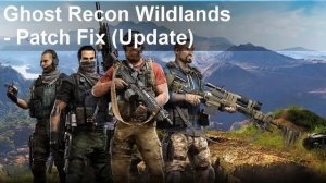 Ghost Recon Wildlands Fix Drive Write Error