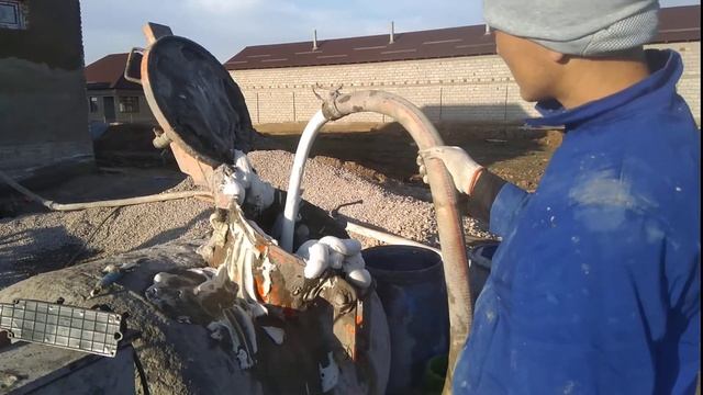 Ekonomstroykaz. заливка пенабетон утепление крыши.