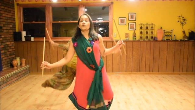 12 step dandia with Vidya Nahar смотреть онлайн