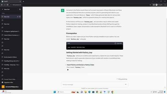Is there something like Ruby s Machinist for Python смотреть онлайн