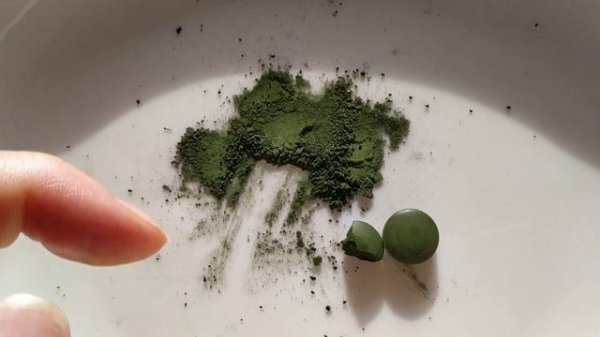 #хлорелла чистка пор, маска для лица #chlorella пить не пробовала