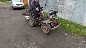Продаю самодельный мини трактор (переломка, как на Т-150)Полный привод.Мотор Лифан 13 л.с.