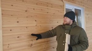 Внешняя отделка дома имитацией бруса