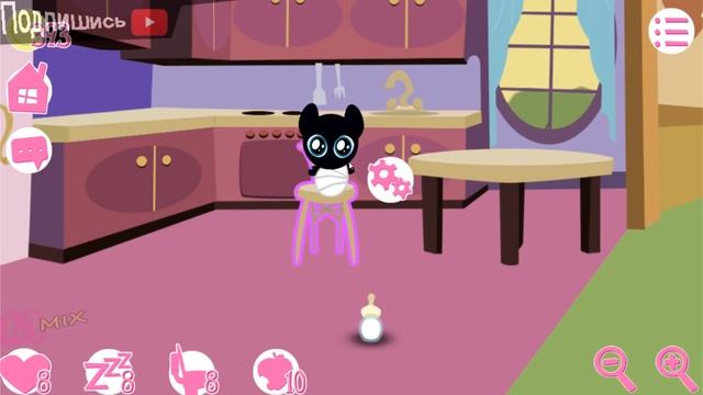 Май Литл Пони. Карманная пони Найтмэр Мун. Мультик игра для детей My little pony смотреть онлайн