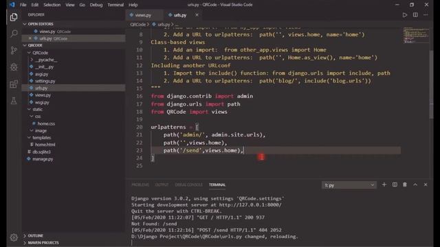 Qr Code Generator in Django | Project 3 | Part 3 | Final | Hindi смотреть онлайн