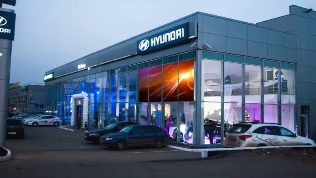 Визуализация Автосалон Hundai смотреть онлайн