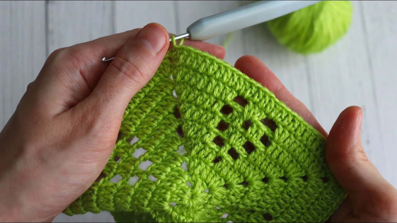 Подглядела у турчанок, как они вяжут пледы крючком. Квадратный мотив для пледа смотреть онлайн