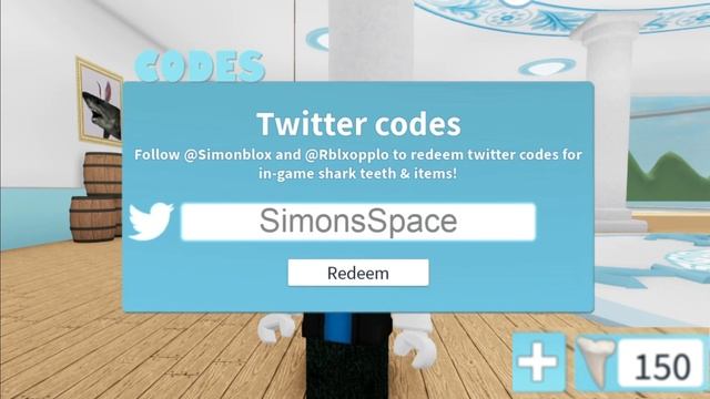 ALL WORKING ROBLOX *SHARKBITE CODES* FOR SHARK TEETH 2020 OCTOBER ? смотреть онлайн