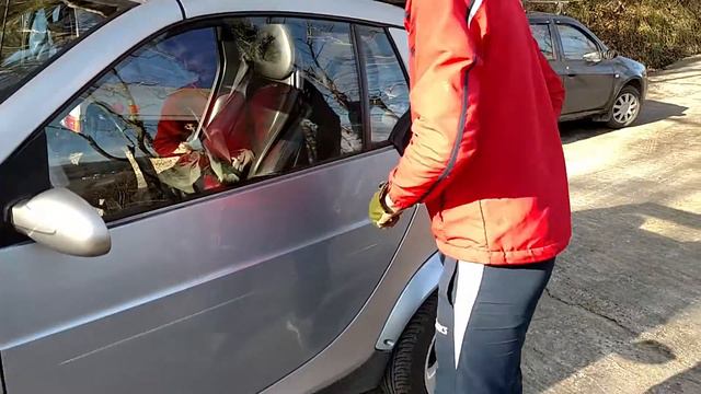 Открываем смарт кабрио неоригинальным ключем смотреть онлайн