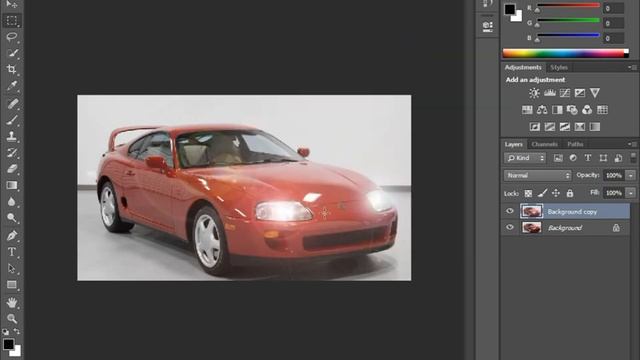 Photoshop Cs6 car headlight on смотреть онлайн