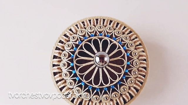 Шкатулка в технике джутовая филигрань смотреть онлайн