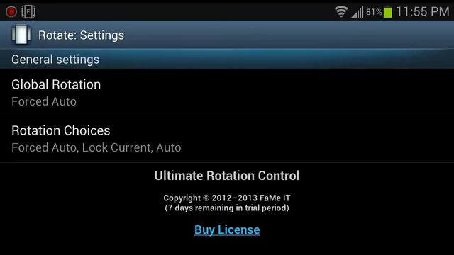 Ultimate Rotation Control (Android App) + Galaxy S3 смотреть онлайн