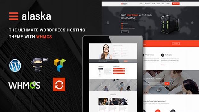 Alaska - SEO WHMCS Hosting, Shop & Business WordPress Theme | Themeforest Website Templates and смотреть онлайн