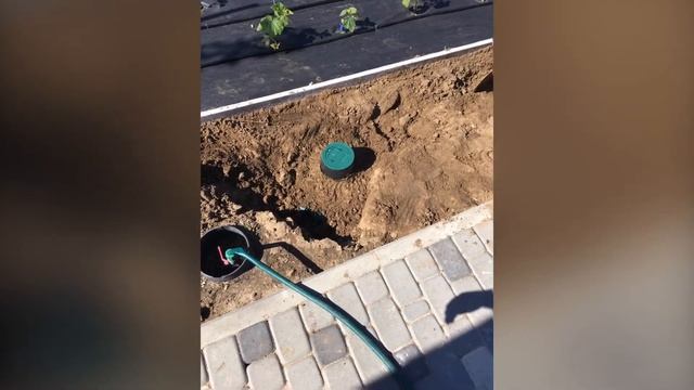 Полив грядок с помощью капельного орошения смотреть онлайн