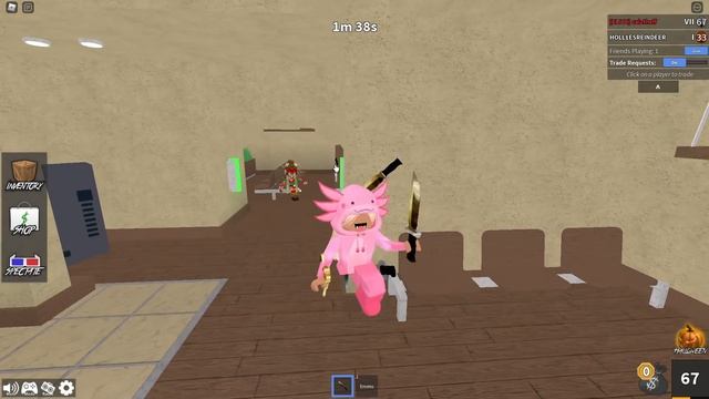 1V1 MY SISTER IN MM2! (Roblox mm2) смотреть онлайн