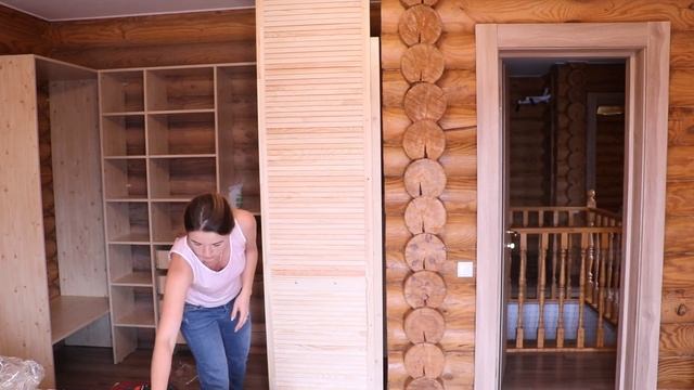 Гардеробная комната своими руками / как сделать шкаф гардеробную / гардеробная в спальне / DIY смотреть онлайн