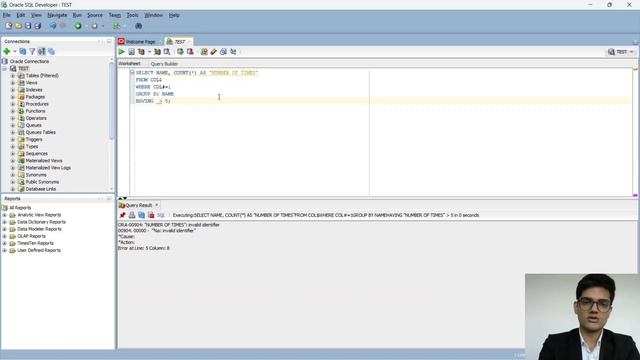 LT7,HAVING Clause || SQL Masterclass for Oracle 1Z0-071 смотреть онлайн
