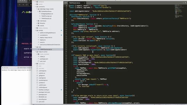 deBridge Cross-Chain App Tutorial - UniV3 TWAP Oracle смотреть онлайн