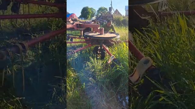 Сенозаготовка.Ремонт ворошилки.Подготовка места для хранения сена. смотреть онлайн