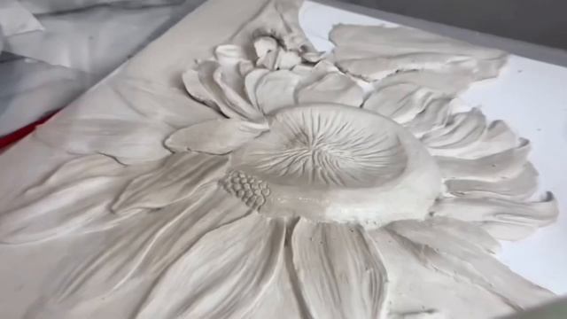 Bas-relief wall putty Art ?? on canvas смотреть онлайн