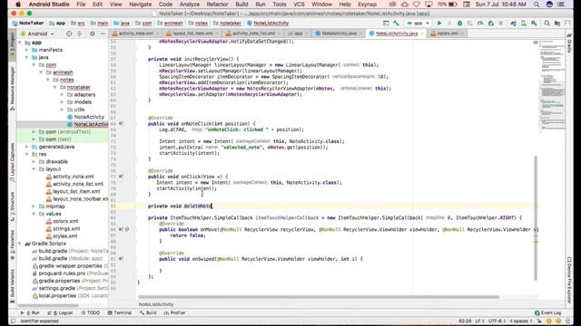 Part 19 | Swiping to temporary remove list item from RecyclerView смотреть онлайн