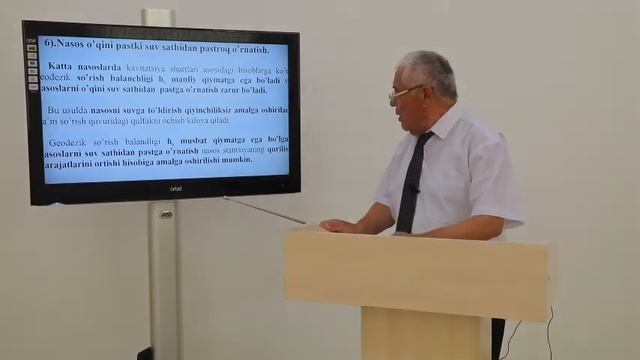 Mavzu: Nasos stansiyalarning asosiy uskunalari. (Davomi) смотреть онлайн