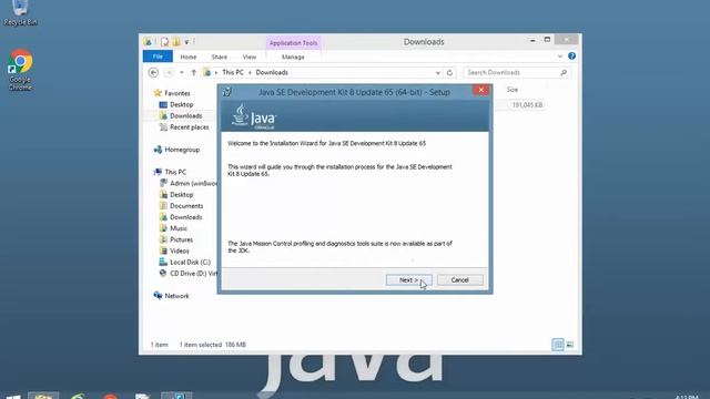 Installing JDK Windows 8.1 - 03 - Installing JDK and JRE смотреть онлайн