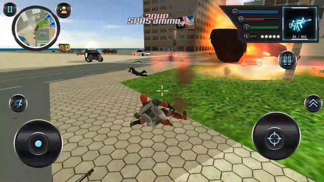 Jetpack Hero Miami Crime Android SImulator Game by Naxeex смотреть онлайн
