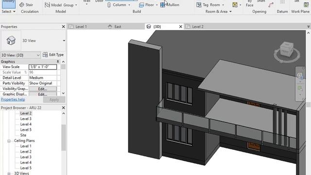 Autodesk Revit Architecture | Revit for beginners| Revit Architecture 2020 | Architecture смотреть онлайн