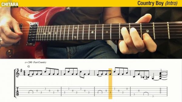 COUNTRY BOY Guitar Lesson (Intro)