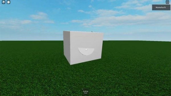 Washing Machine destruction roblox game (Machine went AirBorne)