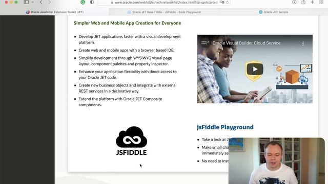 Oracle JavaScript (JET) UI rendered in single HTML file смотреть онлайн