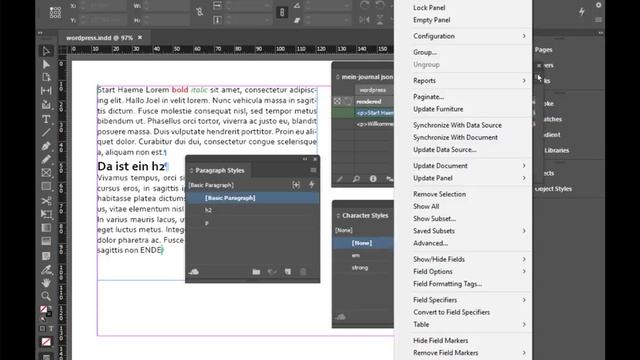 Publishingblog.ch – WordPress nach InDesign (JSON) смотреть онлайн