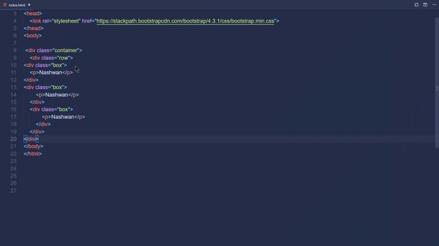 Bootstrap 4 Tutorials for Beginners 04 Bootstrap Row |KURDISH| смотреть онлайн