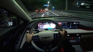 2024 Genesis G80 3.5 T-GDi AWD POV night drive