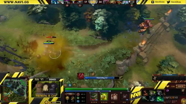 Dota 2 Stream: Na`Vi Dendi - Pudge (Gameplay & Commentary) смотреть онлайн