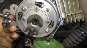 Часть2.Сборка автоматического центробежного сцепления на детском квадрике.