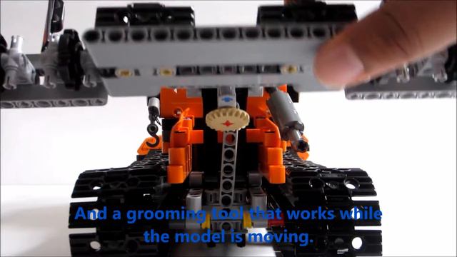 Lego 42038 D model Snow Groomer! смотреть онлайн