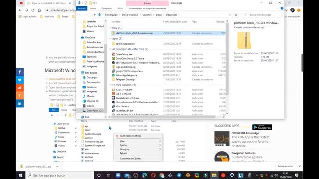 Cómo instalar ADB en Windows 10 paso a paso смотреть онлайн