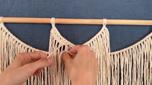 DIY: Tutorial Macrame Wall Hanging With Beads