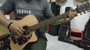 Tezt Fender CD-140 SCE Natural Cutway