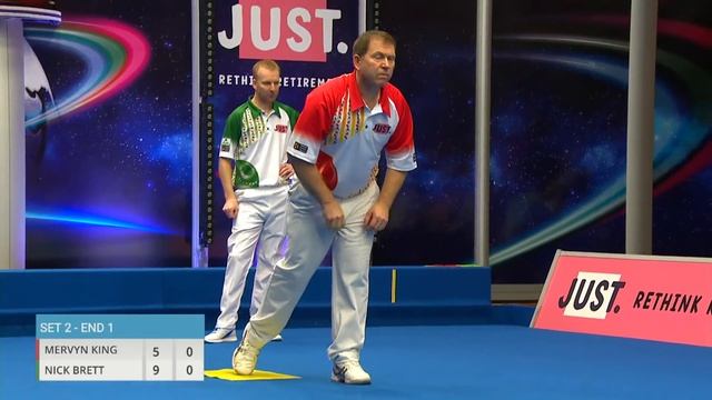Just. 2020 World Indoor Bowls Championships: Day 14 Session 1 - Mervyn King vs NICK BRETT смотреть онлайн